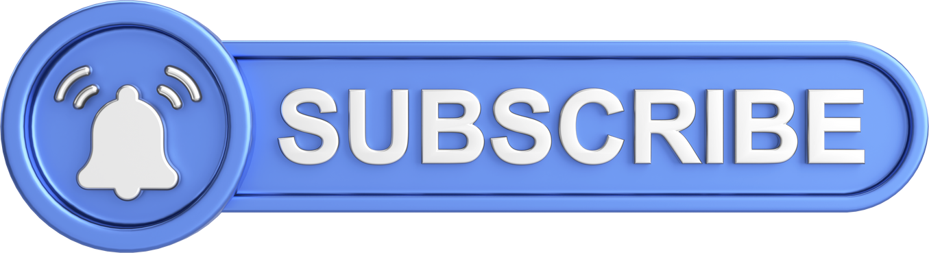 Subscribe button. Subscribe icon. 3D illustration.